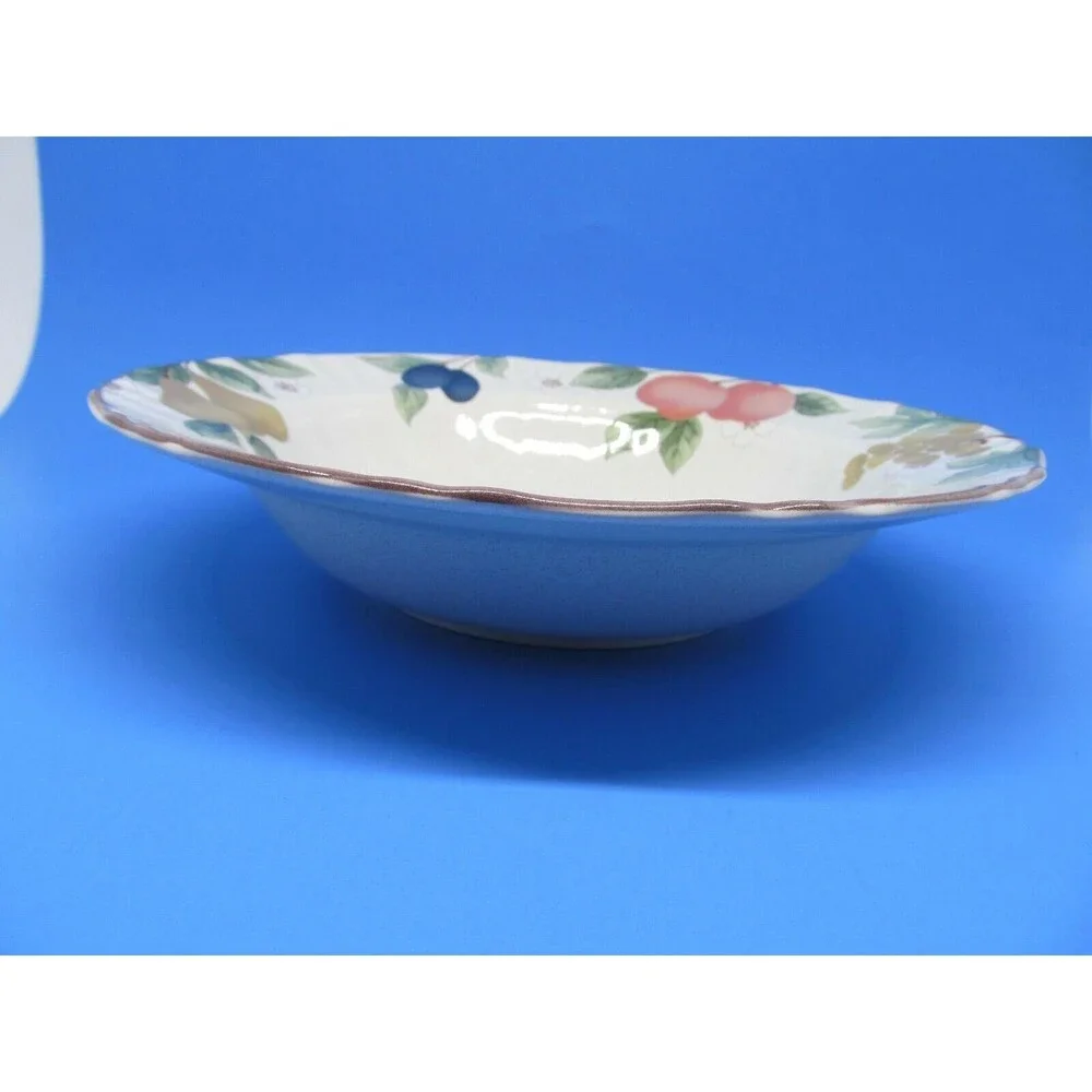 Mikasa Fruit Panorama  Rimmed Vegetable Serving Bowl 10 1/2 